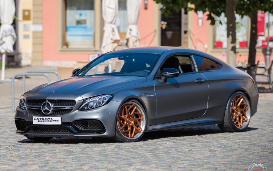 Mercedes-AMG C63 Coupe by Extreme Customs on Vossen Wheels (CG-209T (3-Piece)) '2019